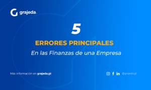 5 errores principales en las finanzas de una empresa